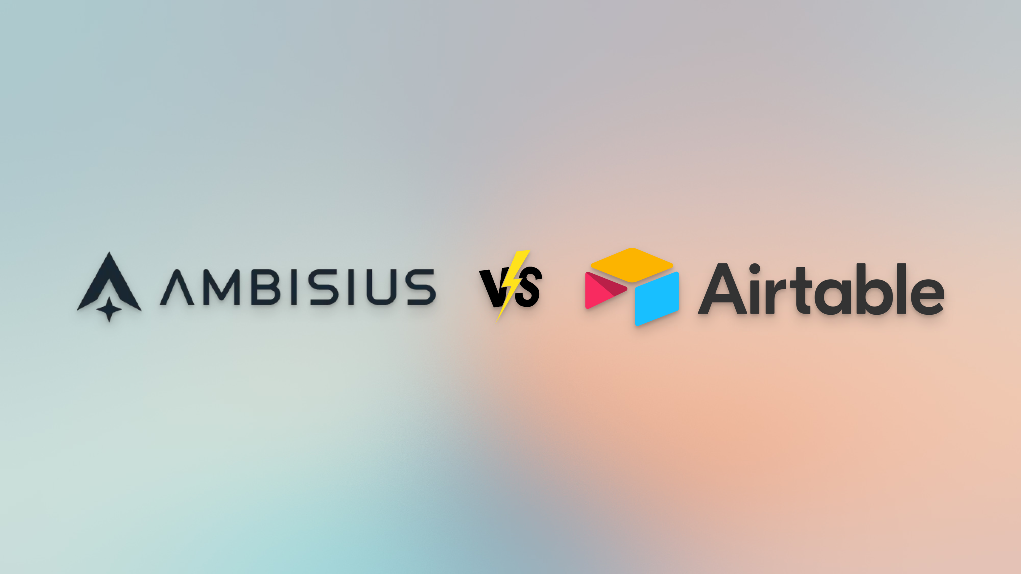 Perbandingan Ambisius vs Airtable — logo berdampingan
